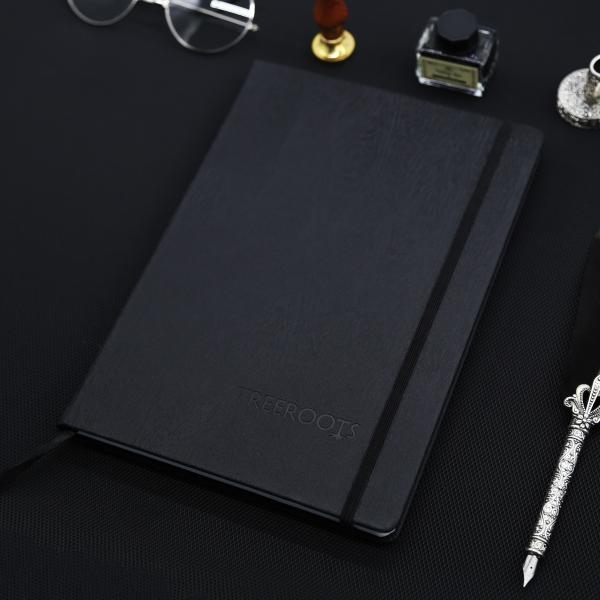 Black Color Personalized Academic Planner , Weekly Monthly Yearly Planner FSC Approved