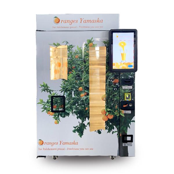 Quality Scan code payment orange juice vending machine price fresh juice vending machine with CE certification for sale
