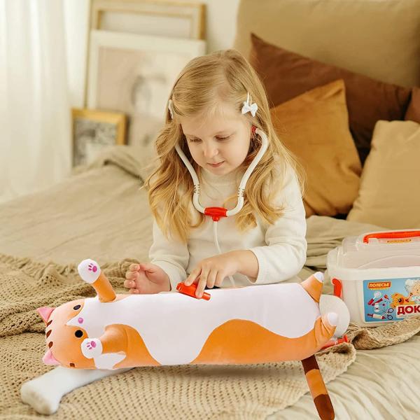 OEM ODM House Decoration Plush Cartoon Cat Pillow 70cm