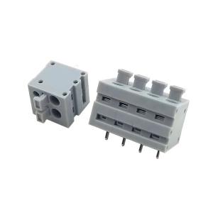 Wholesale HQ211V-2.54mm Pitch Screwless pcb spring terminal block from china suppliers