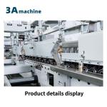 Max Size 2 98cm Dual- Lock Bottom Double Sided Tape Application Machine for