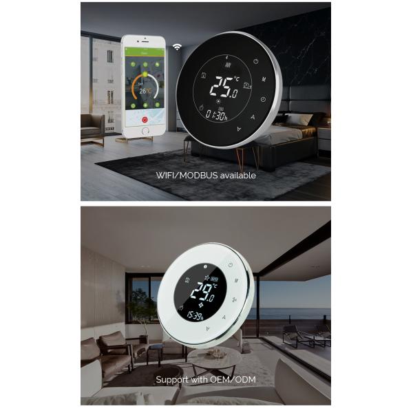 Intelligent Voice Control Programmable Smart Thermostat Alexa Compatible With Alexa Google Home