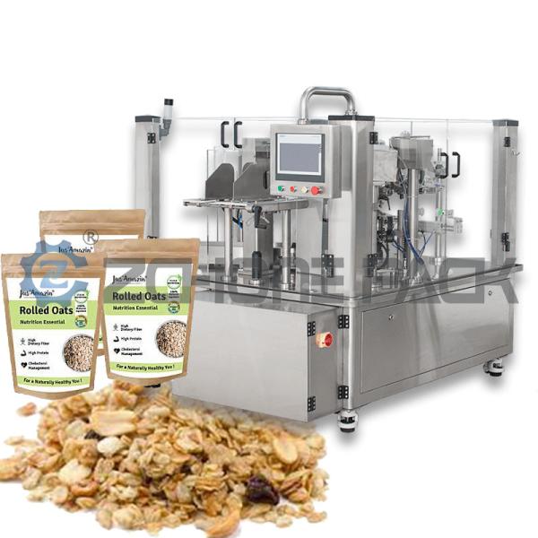 Quality Solid Granules Multi-functional Automatic Multi-station Bag Packing Machine for sale