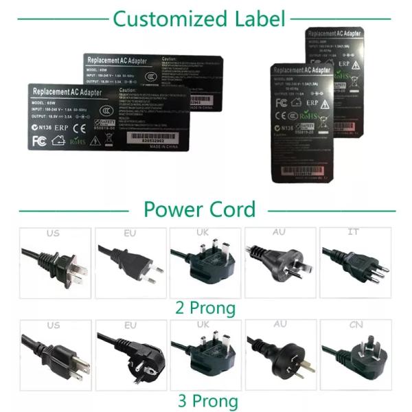 Factory OEM 19.5V 90W Laptop Charger for HP 90W 19.V 4.62A Laptop AC Adapter for HP Pavilion 14 PPP012D-S 709986-003 710413-001