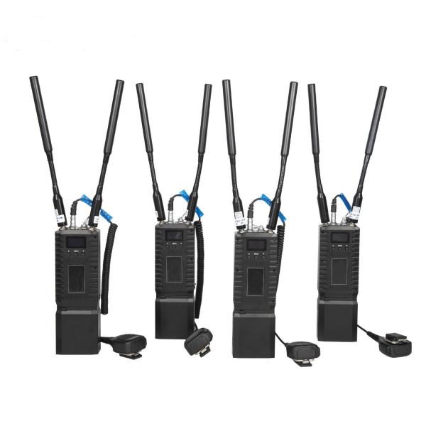 70MHz-6GHz FPGA Frequency Hopping MESH Radio Handheld Tactial Radio for GPS/BD Positioning System