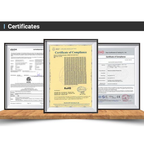 Customization 6 Inch Wall Mount Shutter Bathroom HVAC Hydroponic Extractor Exhaust Fan