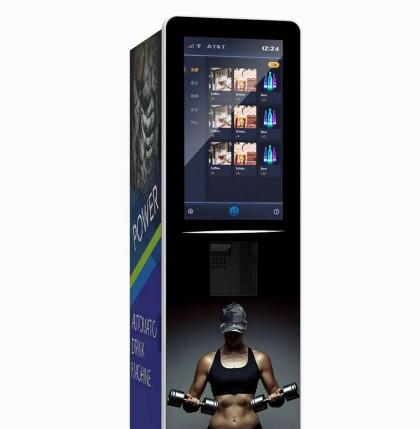 Quality Intelligent Automatic Juice Vending Machine 1800W Combination Orange Juice Maker for sale