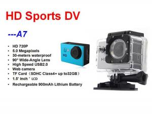 China cheap 720p camcorder underwater camera A7 Waterproof Video Bike Mount Helmet camera on sale