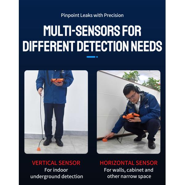 Underground Line Plumbing Water Leak Detector PQWT L Household Triangular Sensors