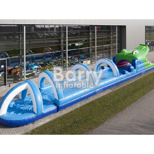 Durable Plato PVC Tarpaulin Inflatable Water Slides For Summer Inflatable Game