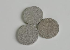 China Uniform Pore Size Sintered Metal Filter Disc Acid Alkali Resistant on sale