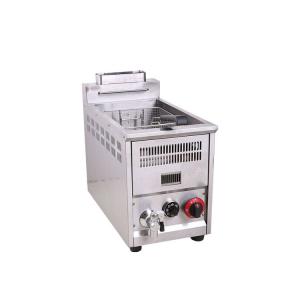 China Table Top Stainless Steel Deep Fryer Gas French Fries Fryer Machine Outdoor on sale
