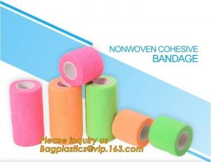China Sports medical elastic adhesive bandage strip linear Tensoplast cotton compression bandage,Athletic Tape Nonwoven Latex on sale