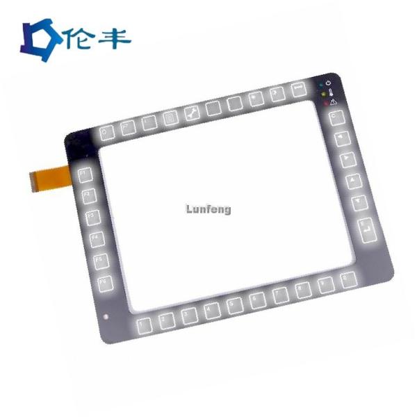Quality FPC Circuit Capacitive Membrane Keypad Switch Overlay 3M467 Adhesive for sale