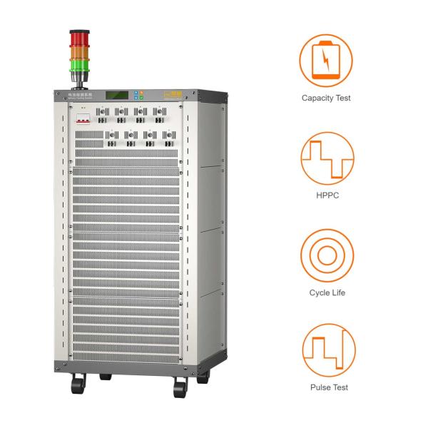 Quality 10C Rate Discharge 5V50A Battery Cycle Tester System For Institutions for sale