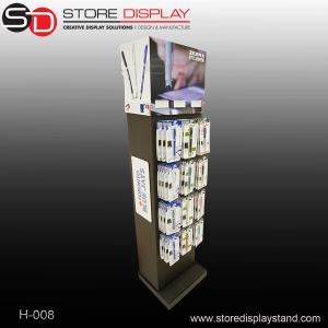 China bespoke 2 sides hanging display stand with peg hooks on sale