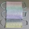 Buy cheap 3ply Disposable Face Mask Elastic Ear Loop Colorful 3.5mm 5mm from wholesalers