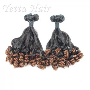 China Professional 100% Peruvian Aunty Funmi Human Hair / Double Drawn Remy Hair Extensions on sale