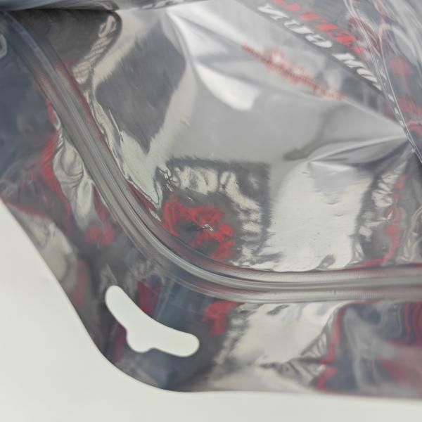 High Quality Custom Printed Glossy Surface Fishing Bait Packaging Plastic Bag 3 Side Seal Bags With Euro Hole