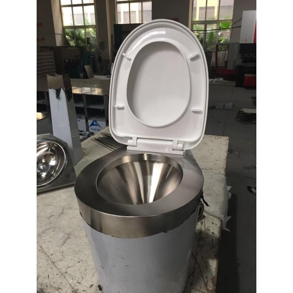 304 Coach Passenger Train Toilet 6000ml For High Speed Railway