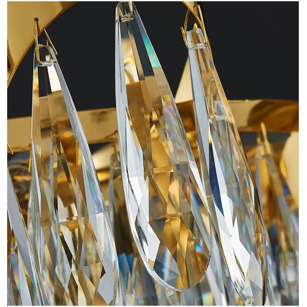 Luxury Crystal Chandelier For Living Room Led Gold basket empire crystal chandelier(WH-CY-226)