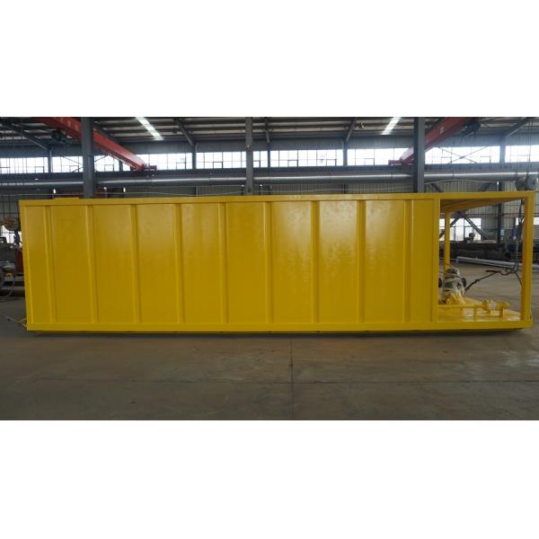 Skid Mounted 200 Barrels Drilling Fluids Mud Tank In Solids Control