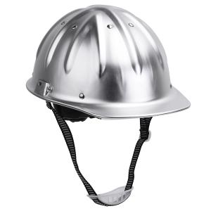 Wholesale 4 Points Metal Shell Silver Lightweight Safety Helmet For Electrical Work OEM from china suppliers