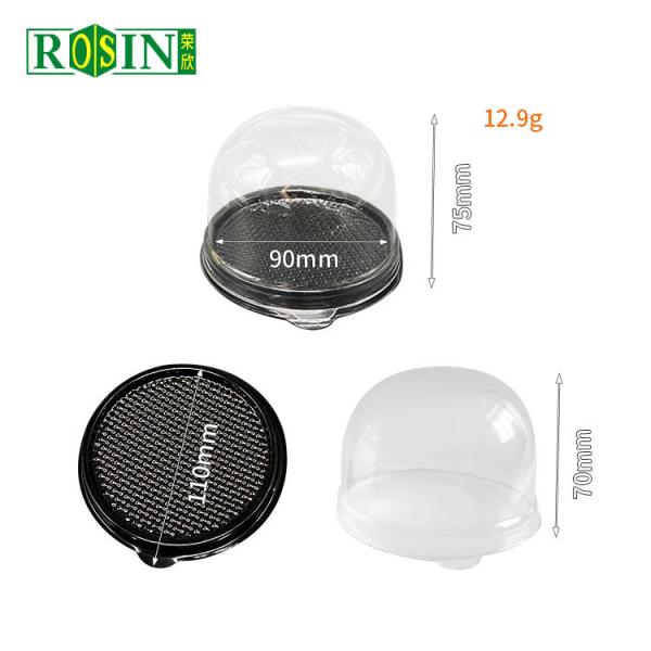 Round Disposable Cake Container Water Resistant For Birthday Parties
