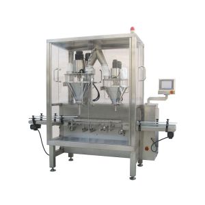 Wholesale Dual Fillers Powder Packing Machine Auger Screw Granule Filling Equipment from china suppliers