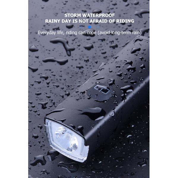 High Lumen Ipx6 LED Bicycle Light USB Fast Charging Bicycle Flashlight