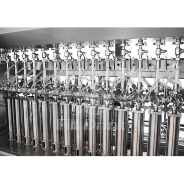 Pneumatic Control Viscous Liquid Filling Machine High Viscosity Piston Filler