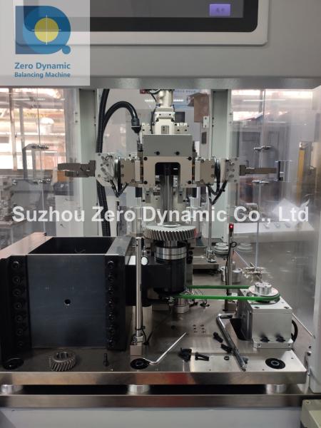 Two Station Gear Workpiece Single Plane Automatic Drilling Correction Balancing