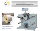 Automatic label slitting and rewinding machine with counting, blank label