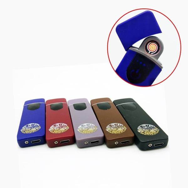 Eco-Friendly USB Rechargeable Tungsten Wire Electronic Lighter with Custom Image Logo