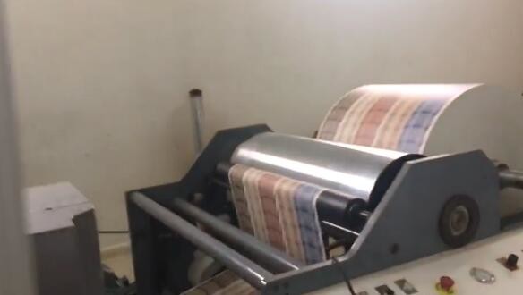 Paper Lunch Box Roll To Roll Flexo Printing Machine 300mm-1200mm Length