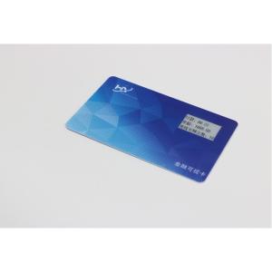 China FPC Fingerprint Module Iso 7816 Smart Card 1.54 Inch Ink Screen on sale