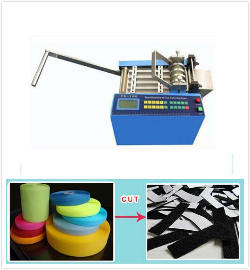 Programmable Automatic Webbing Tape Cutting Machine For Cutting Hook And Loop