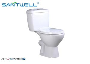 China Ceramic Close - Coupled WC Pan Open Back Two Piece White 660*382*758 mm on sale