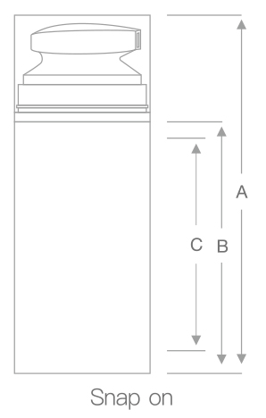 All Plastic Airless Bottle GR605A/B/C/D/E/H/J/K/L/M