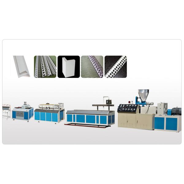 Plastic PVC Corner Beads Profile Extrusion Line Insulation Heat With Touch Screen