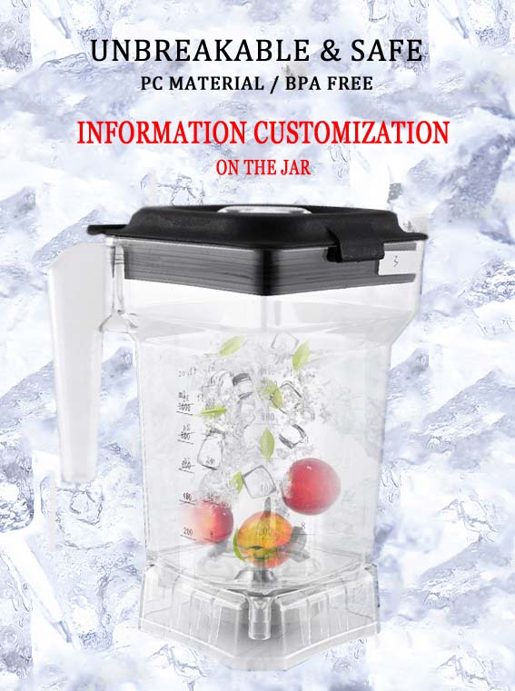 220V Main Function Soymilk 1800W Power Commercial Blender for Smoothies and Juicing