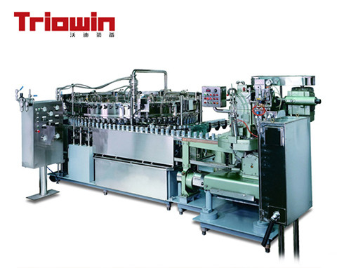 Three Piece Can Filling Line Drink Canning Machine 3000 To 36000 Bottles / H