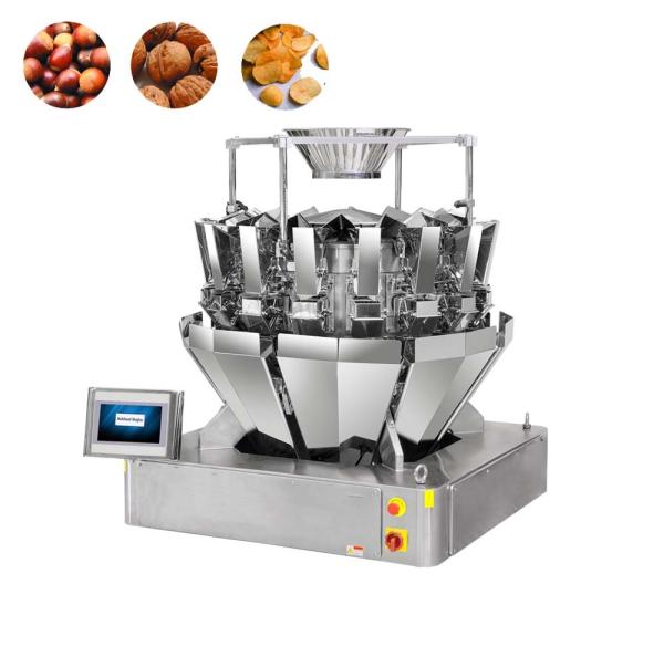 Quality 70WPM 14 Head Multihead Weigher , MCU Automatic Bag Packing Machine for sale