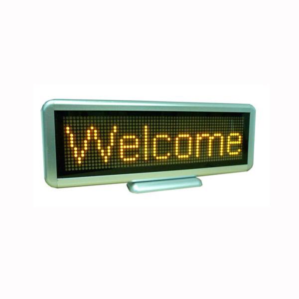 Quality Yellow LED Scrolling Sign Programmable Display Advertising USB Reachargeable C1664Y for sale