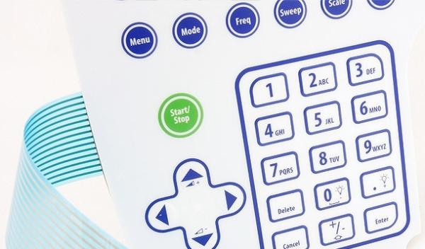 Quality Tactile Embossed Buttons with Metal Domes membrane Switch| LTMS0020 for sale