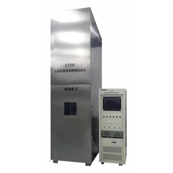 Rj45 Lan Cable Flame Test Appliance Flame Propagation Of A Single Wire 257L*4.5W Combustion Front