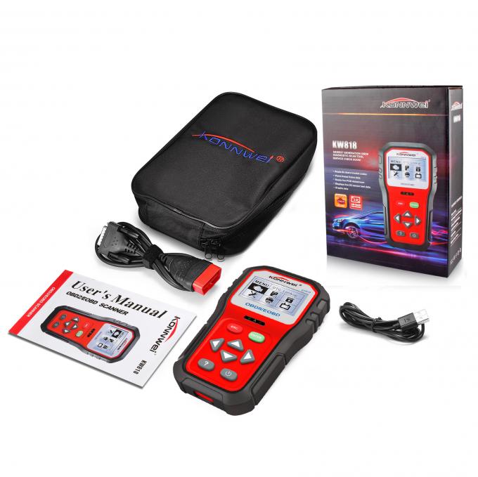 Professional Car Engine Diagnostic Machine KW818 Vehicle Battery Tester
