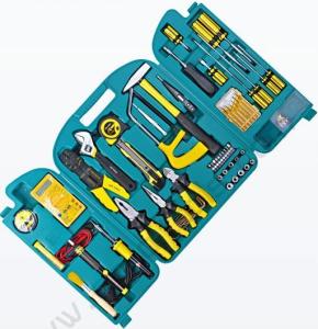 China 62 pcs telecom tool set ,with wrench , pliers ,screwdrivers ,multimeter . on sale