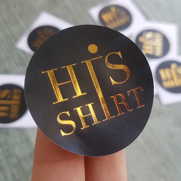 Private LOGO Adhesive Direct Thermal Paper Custom Printing Stickers