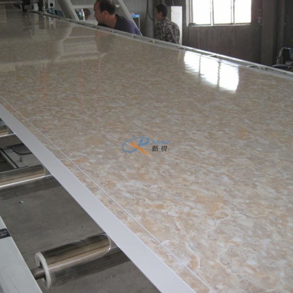 Buy cheap 1220mm UV Coating Artificial PVC Marble Sheet Making Machine from wholesalers